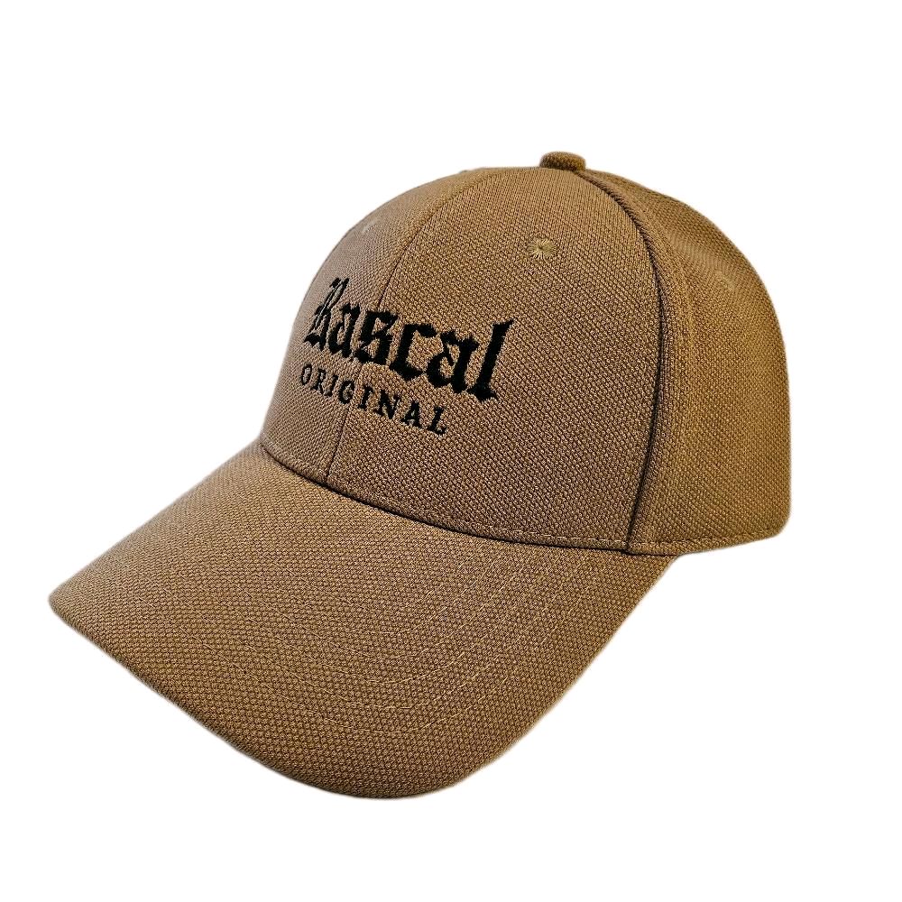 Rascal Original Beige Cotton Baseball Cap – Vintage Embroidered Streetwear Hat