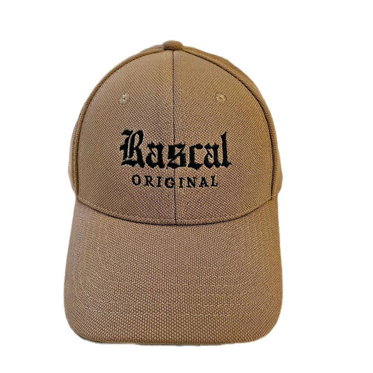 Rascal Original Beige Cotton Baseball Cap – Vintage Embroidered Streetwear Hat